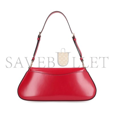 PRADA WOMEN'S RED CLEO LEATHER SHOULDER BAG 1BD345 (24*11*4cm) PRADA WOMEN'S RED CLEO LEATHER SHOULDER BAG 1BD345 (24*11*4cm)